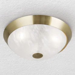 ORION Klassisk loftslampe Jaya med glasskærm, 34 cm