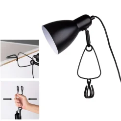 Klemmelampe Mara justerbar stikkabel, sort^Näve Sale