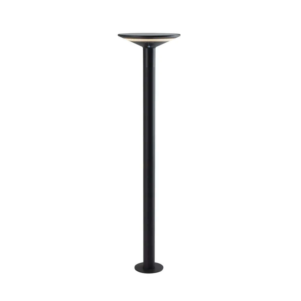 KLEWE Keope LED-vejlampe, antracit, højde 80 cm, IP65