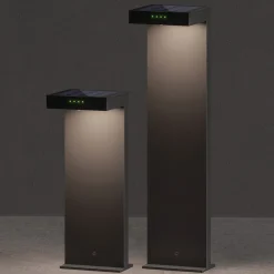 LED-solcellelampe ALA GROUND MAXI, antracit, 65 cm, IP65^KLEWE Sale