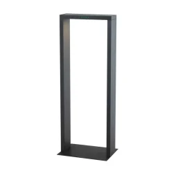 KLEWE LED-solcellelampe AXIS MAXI, antracit, 65 cm, aluminium, IP65