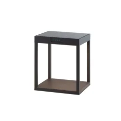 KLEWE LED-solcellelampe RADIA GROUND, antracit, 25 cm aluminium IP65