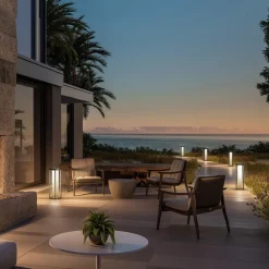 LED-solcellelampe RADIA MAXI MOON, antracit, 50 cm, IP65^KLEWE Discount