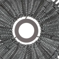 STAR TRADING Knute lampeskærm, uden fatning, Ø 30 cm, grå