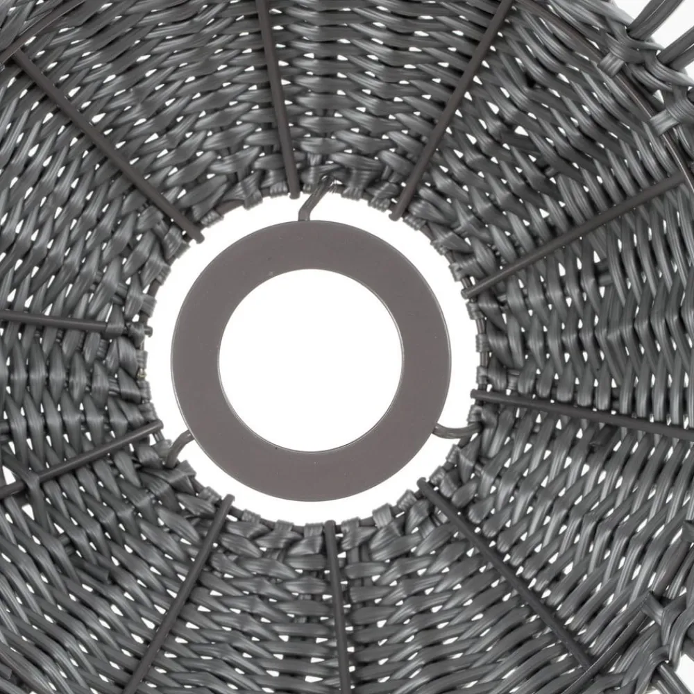 STAR TRADING Knute lampeskærm, uden fatning, Ø 30 cm, grå