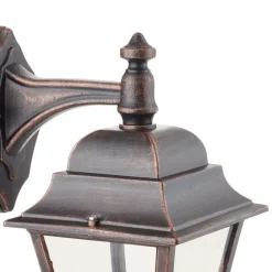 Kobberfarvet udendørs væglampe Toulouse, pendel^LCD Discount