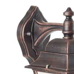 Kobberfarvet udendørs væglampe Toulouse, pendel^LCD Discount