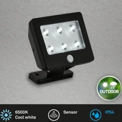 Briloner Væglampe Med Sensor|Udendørs Spot><noscript><img width=