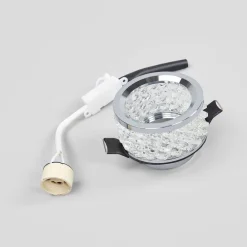 Krystalbesat indbygningslampe Iwen, krom^ORION New