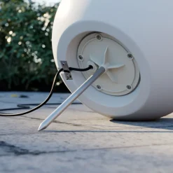 Nowodvorski Lighting Kugleformet lampe Cumulus S til haven, Ø 30 cm