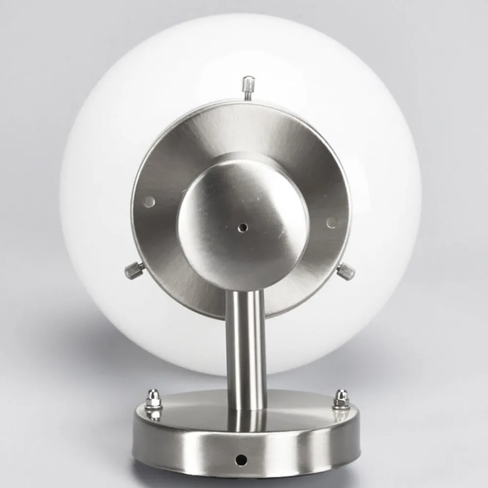 Lindby Væglamper>Kugleformet udendørs væglampe Samuel, stål