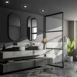 Briloner Kulana Mini indbygget spotlight LED IP44 3 st sort