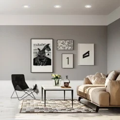 Briloner Kulana Mini indbygget spot med LED IP44 3er krom