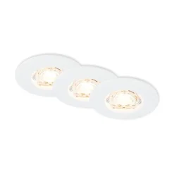Briloner Kulana Mini indbygget spot LED IP44 3 stk hvid
