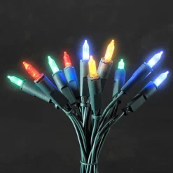 Konstsmide Christmas Kulørt LED-lyskæde med 100 lys, 16,35m