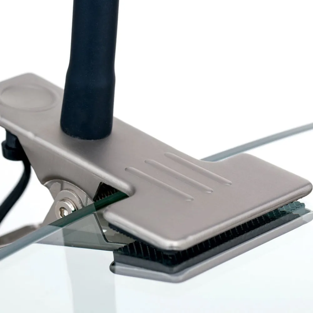 Kurt LED-klemmelampe, mat nikkel^ORION Sale