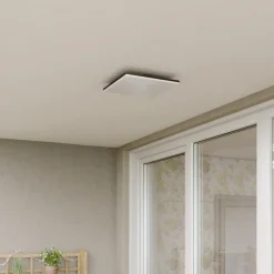 Lucande Kvadratisk LED-loftslampe Henni udendørs