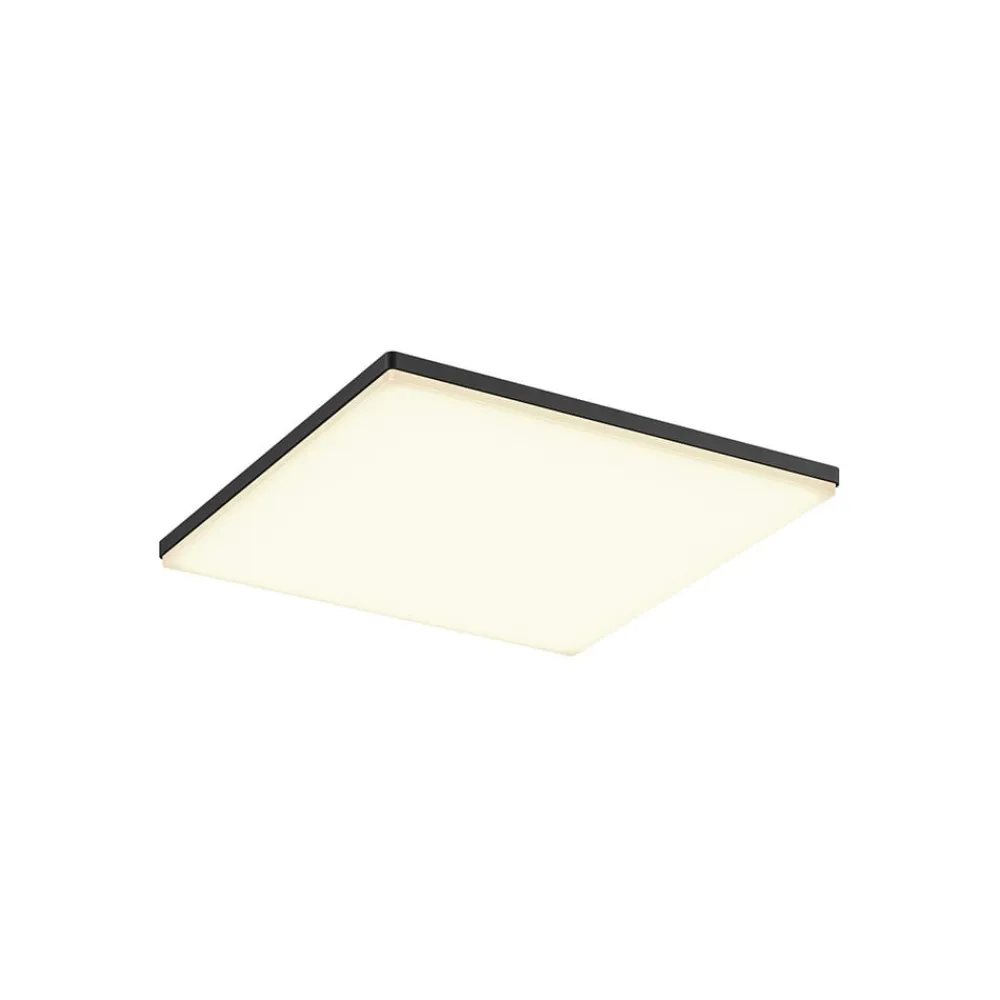 Lucande Kvadratisk LED-loftslampe Henni udendørs