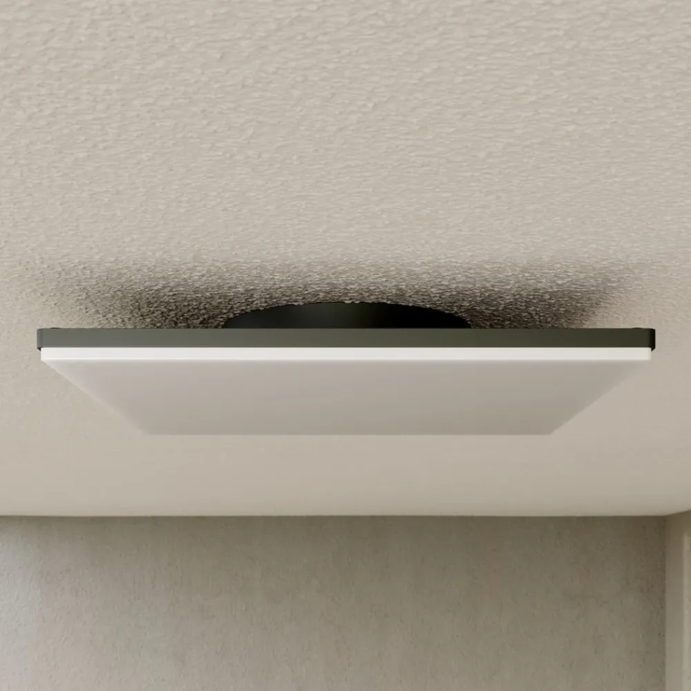 Lucande Kvadratisk LED-loftslampe Henni udendørs