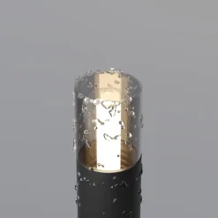 Maytoni Lampe med jordspyd GLIDE, grafit, højde 37 cm, IP54, G9