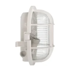 Lampe til vådrum Sotano Retro hvid 19 x 12 cm IP44 plast^Deko-Light Clearance