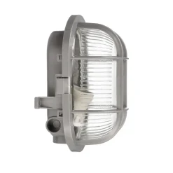 Lampe til vådrum Sotano Retro grå 19 x 12 cm IP44 plast^Deko-Light Best