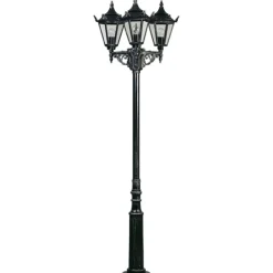 Albert Leuchten Lampemast 756 S i herregårdsstil med tre lys
