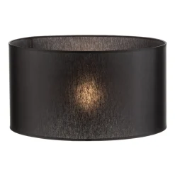 Lampeskærm Alba, Ø 45 cm, E27, sort^HELAM Sale