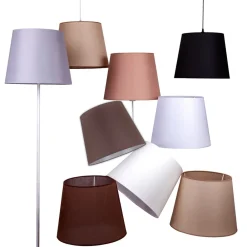 Duolla Lampeskærm Classic L til gulvlamper, hvid/klar