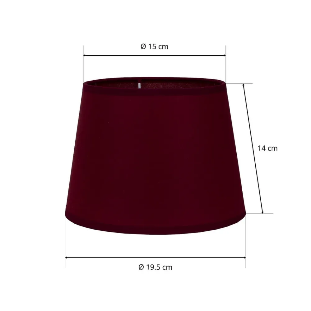 Lampeskærm Classic S, burgunderrød^Duolla Best