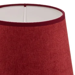 Lampeskærm Classic S, vævet, rød^Duolla Best