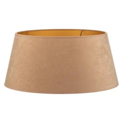 Lampeskærm Cone højde 25,5 cm, beige/guld^Duolla