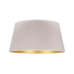 Lampeskærm Cone højde 25,5 cm, ecru/guld^Duolla Clearance