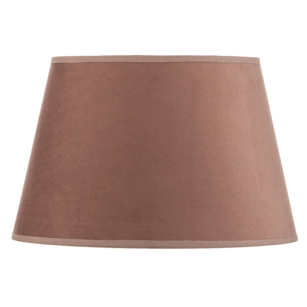 Lampeskærm Cone højde 18 cm, lyserød/guld^Duolla