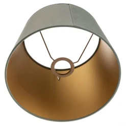 Duolla Lampeskærm Cone højde 18 cm, mintgrøn/guld