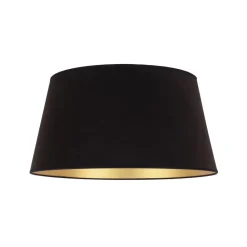 Lampeskærm Cone højde 25,5 cm, sort/guld^Duolla Best