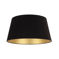 Lampeskærm Cone højde 25,5 cm, sort/guld^Duolla Best