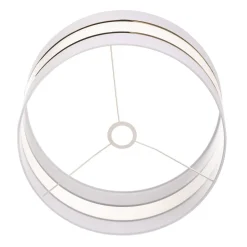 HELAM Lampeskærm Helen E27 Ø40/højde 20 cm hvid/guld