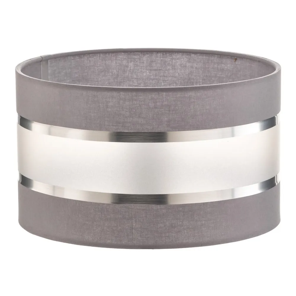 HELAM Lampeskærm Helen E27 Ø25/højde 15 cm grå/sølv