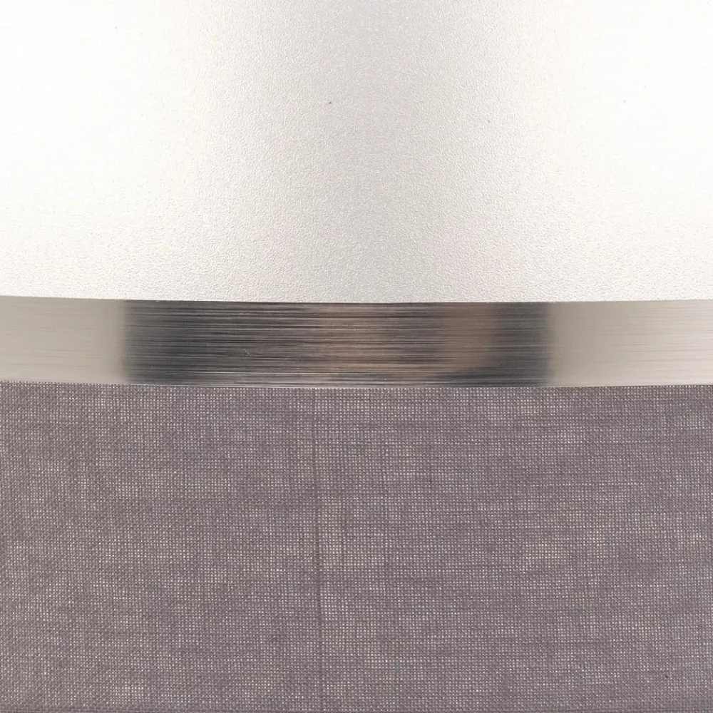 HELAM Lampeskærm Helen E27 Ø25/højde 15 cm grå/sølv