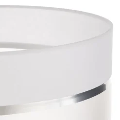 HELAM Lampeskærm Helen E27 Ø35/Højde20cm hvid/sølv