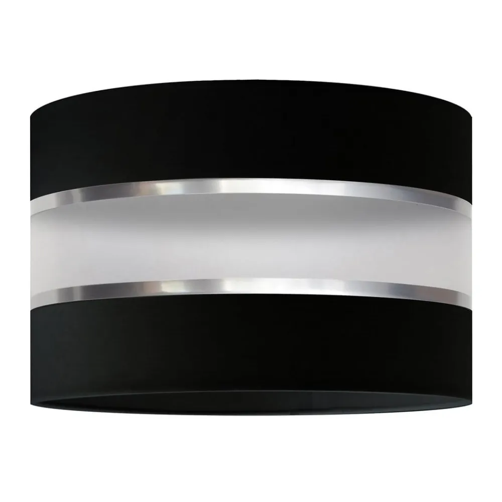 Lampeskærm Helen E27 Ø35/Højde20cm sort/sølv^HELAM Best