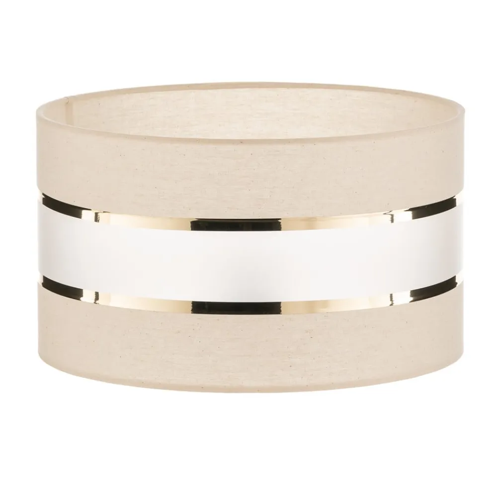 Lampeskærm Helen E27 Ø35/Højde20cm ecru/guld^HELAM Best