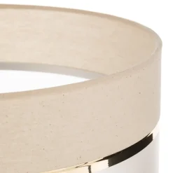 Lampeskærm Helen E27 Ø35/Højde20cm ecru/guld^HELAM Best