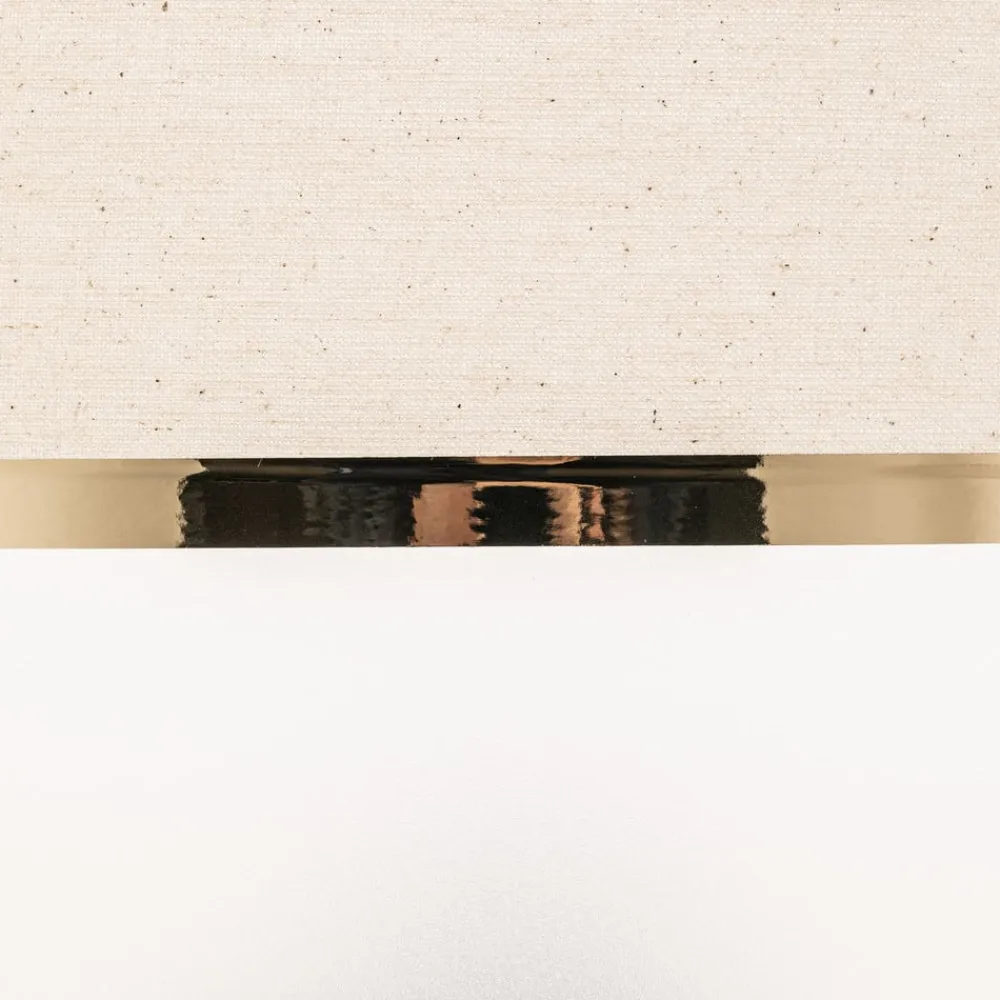 Lampeskærm Helen E27 Ø35/Højde20cm ecru/guld^HELAM Best