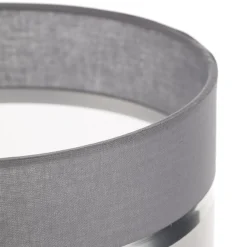 Lampeskærm Helen E27 Ø20/Højde15cm grå/sølv^HELAM