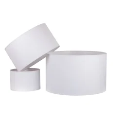 Lampeskærm Roller Ø 50 cm, hvid^Duolla Discount