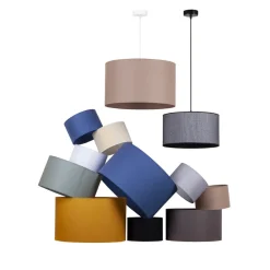 Lampeskærm Roller Ø 40 cm, sennepsgul^Duolla Discount