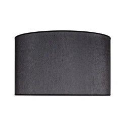 Duolla Lampeskærm Roller Ø 50 cm, sort/sølv