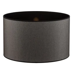 Duolla Lampeskærm Roller Ø 50 cm, sort/sølv